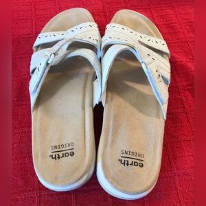 Earth Origins Cream Strappy Sandals